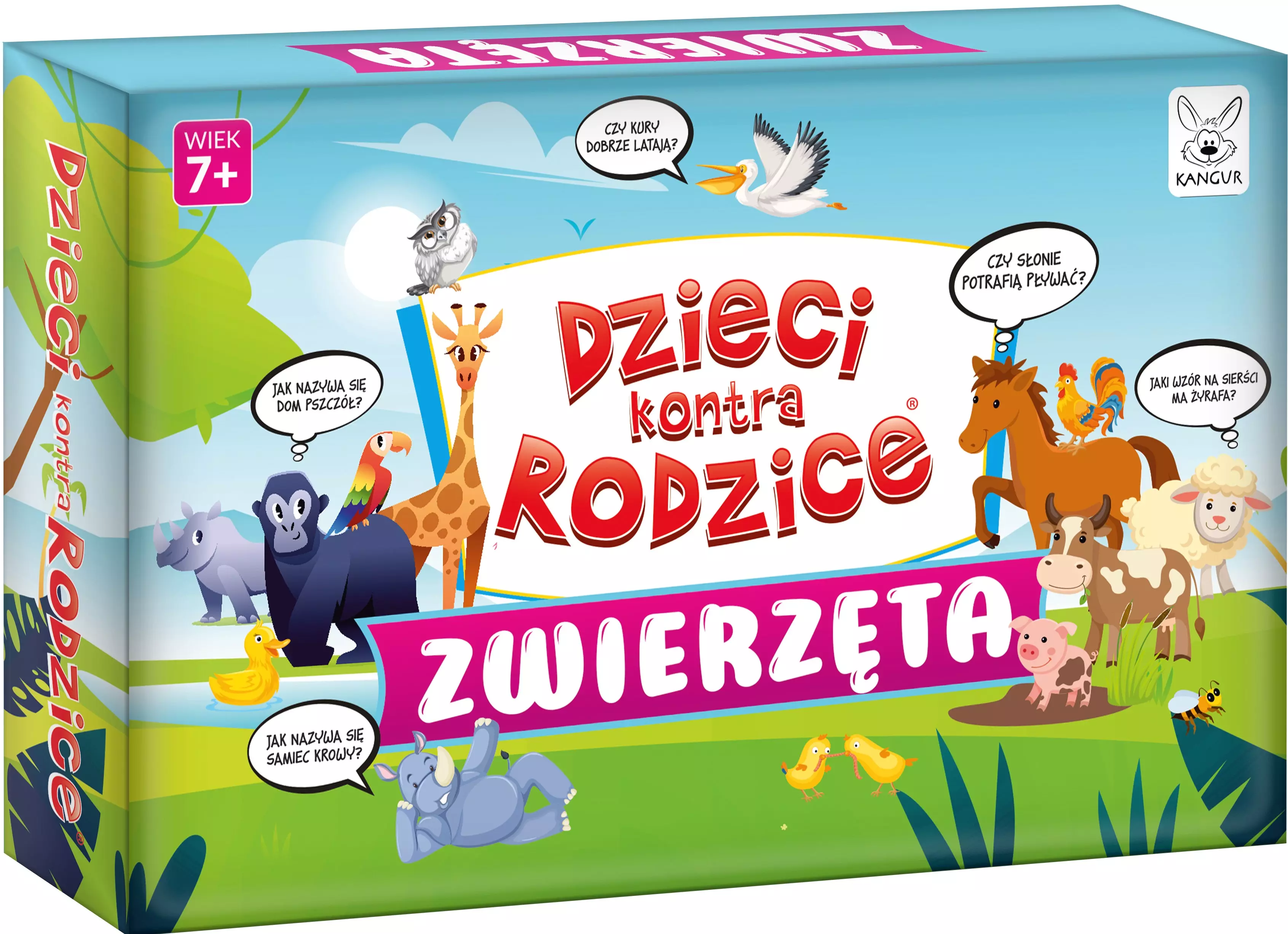 Dzieci kontra Rodzice. Zwierzęta - Gry