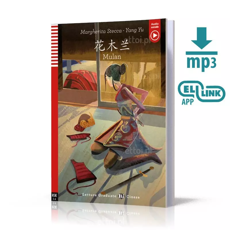 LCH Mulan książka + mp3 audio HSK 3 /wersja włosko-angielska/ - Książki
