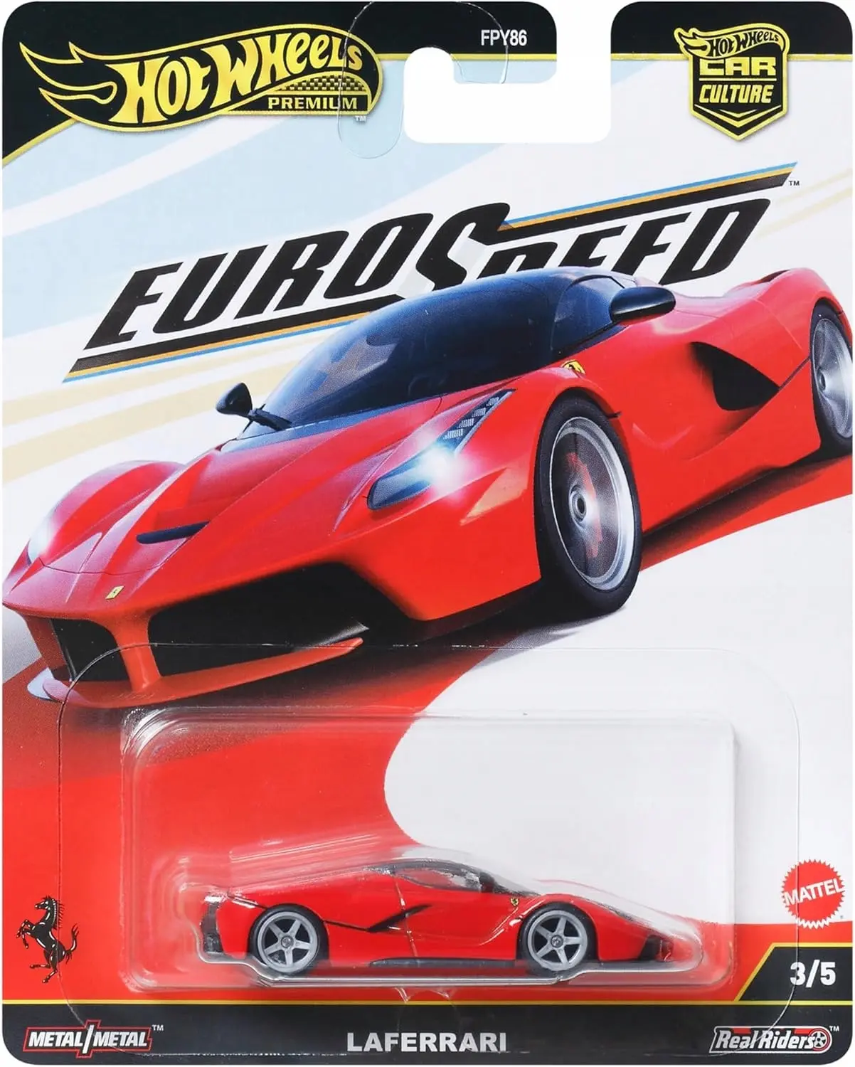 HOT WHEELS PREMIUM CAR CULTURE Euro Speed JBK55 mix wzorów - Zabawki