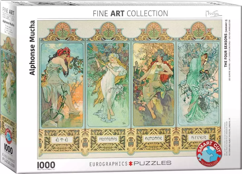 Puzzle 1000 elementów. Cztery sezony, Mucha - Puzzle