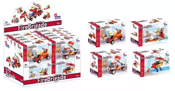 Klocki konstrukcyjne Alleblox Straz 63-64el 15x10x5 12/ - Zabawki