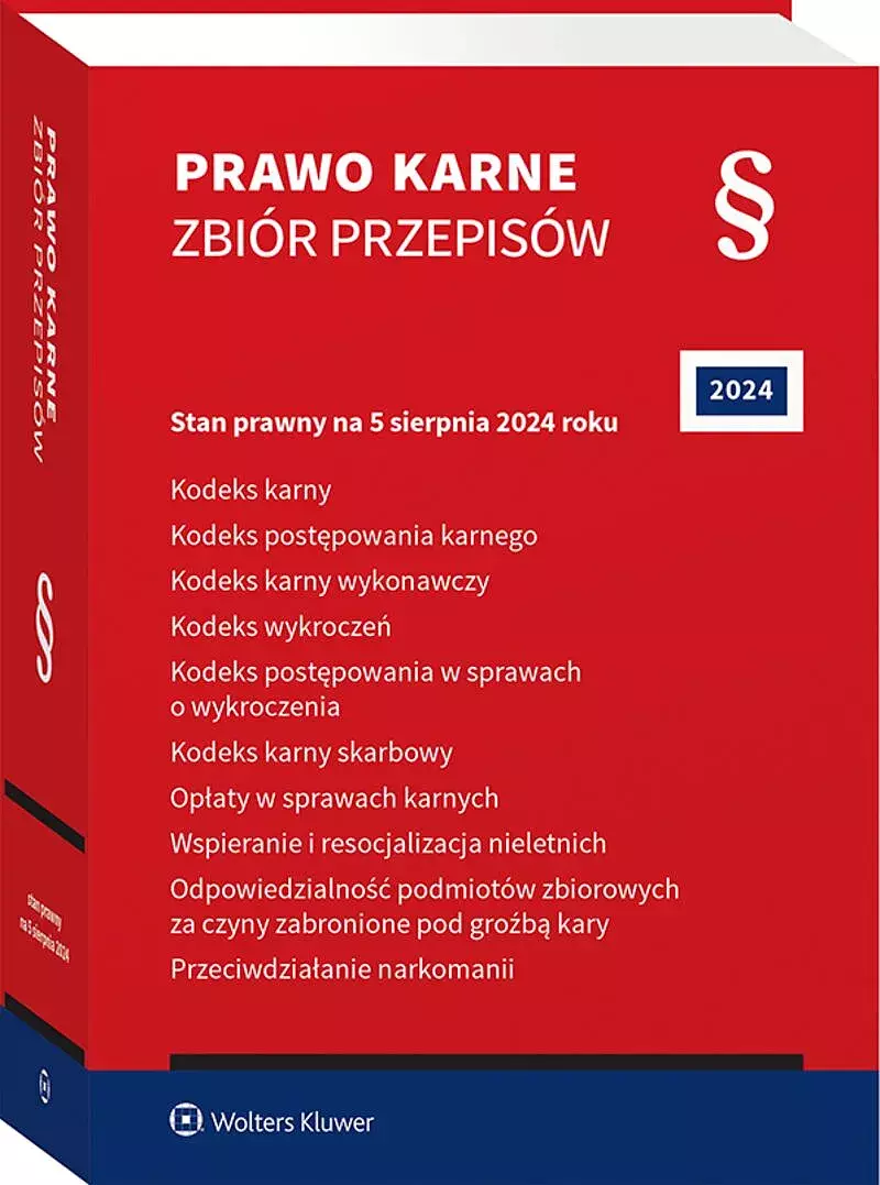 Prawo karne. Zbiór przepisów w.68 - Książki