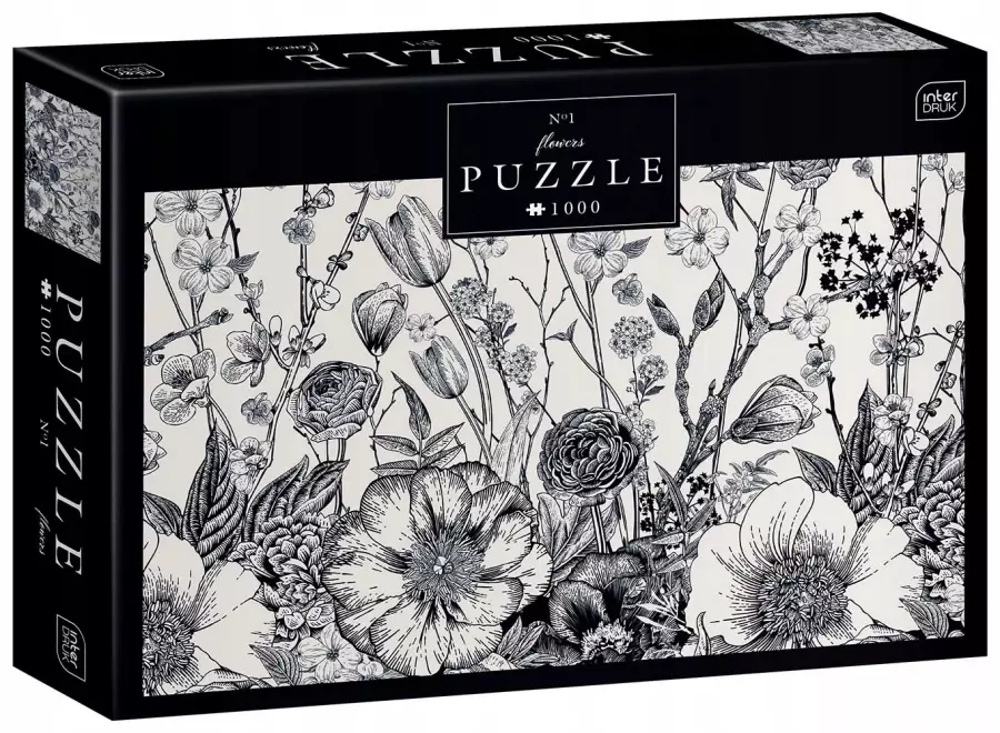 Puzzle 1000 elementów. Kwiaty 1 - Puzzle