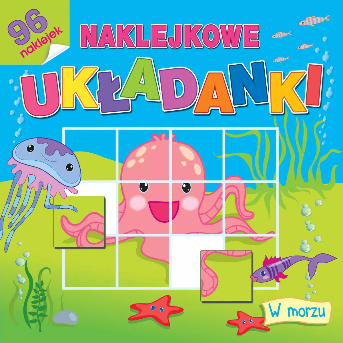 Naklejkowe układanki. W morzu - Zabawki