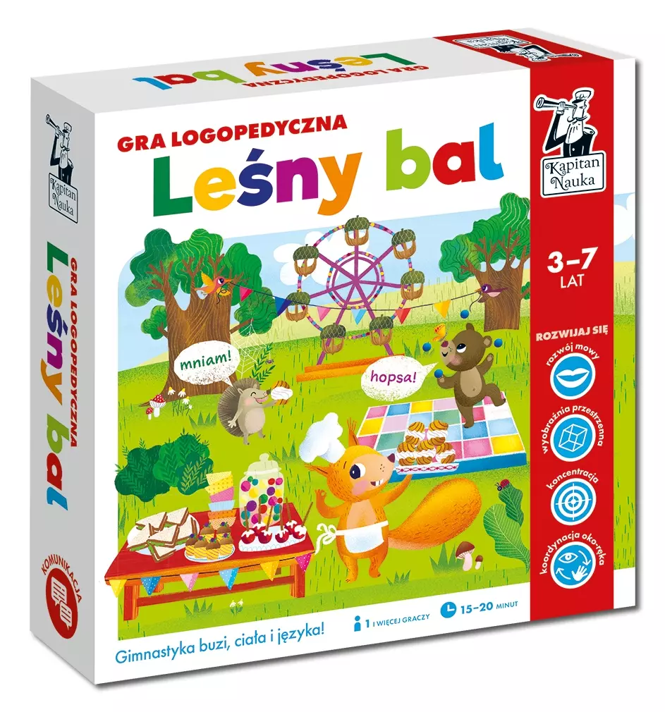 Gra logopedyczna. Leśny bal 3-7 lat - Gry
