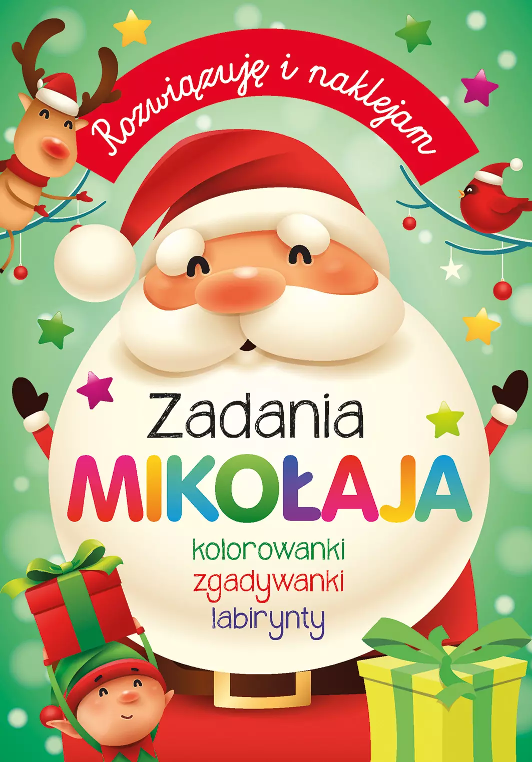 Rozwiązuję i naklejam. Zadania Mikołaja - Książki