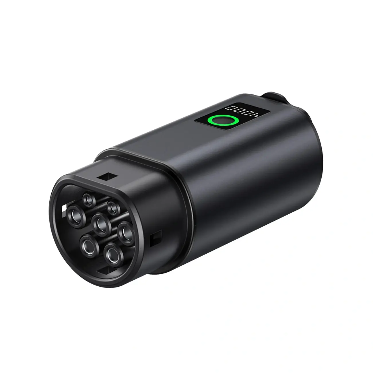 Adapter V2L Type 2 - Schuko 3500W z wyświetlaczem mocy i etui - czarny - Elektronika i akcesoria