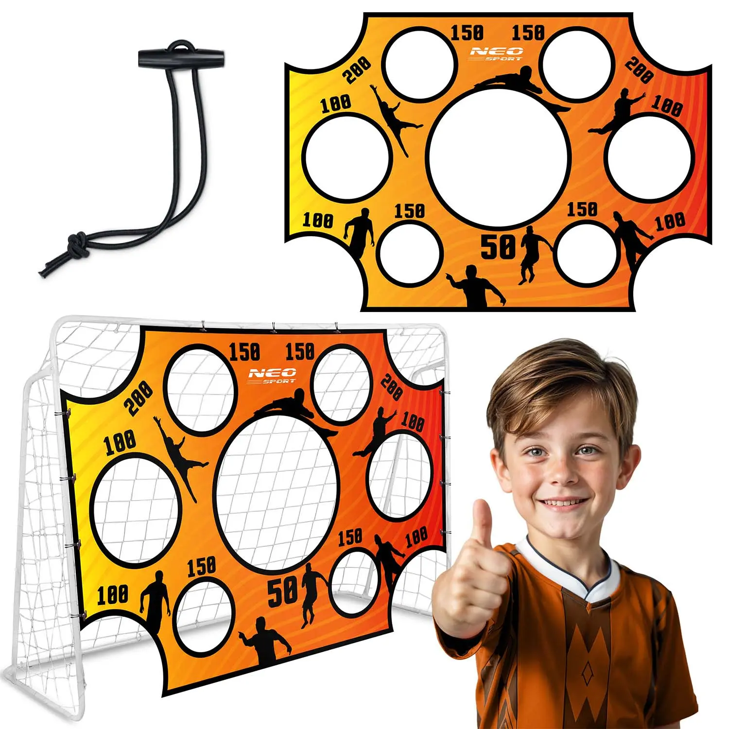 Mata celnościowa do bramek Neo-Sport 215 x 150 cm - Elektronika i akcesoria
