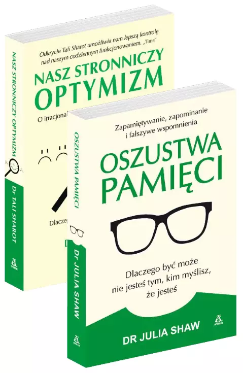 Pakiet: Oszustwa pamięci / Nasz stronniczy optymizm - Książki