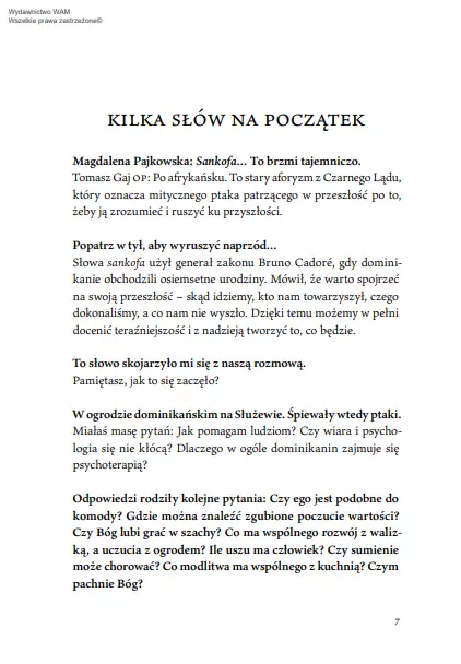Sankofa. Nie zmarnuj życia - Książki