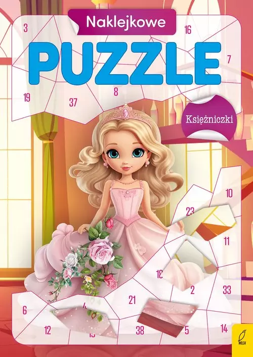 Naklejkowe puzzle. Księżniczki - Książki