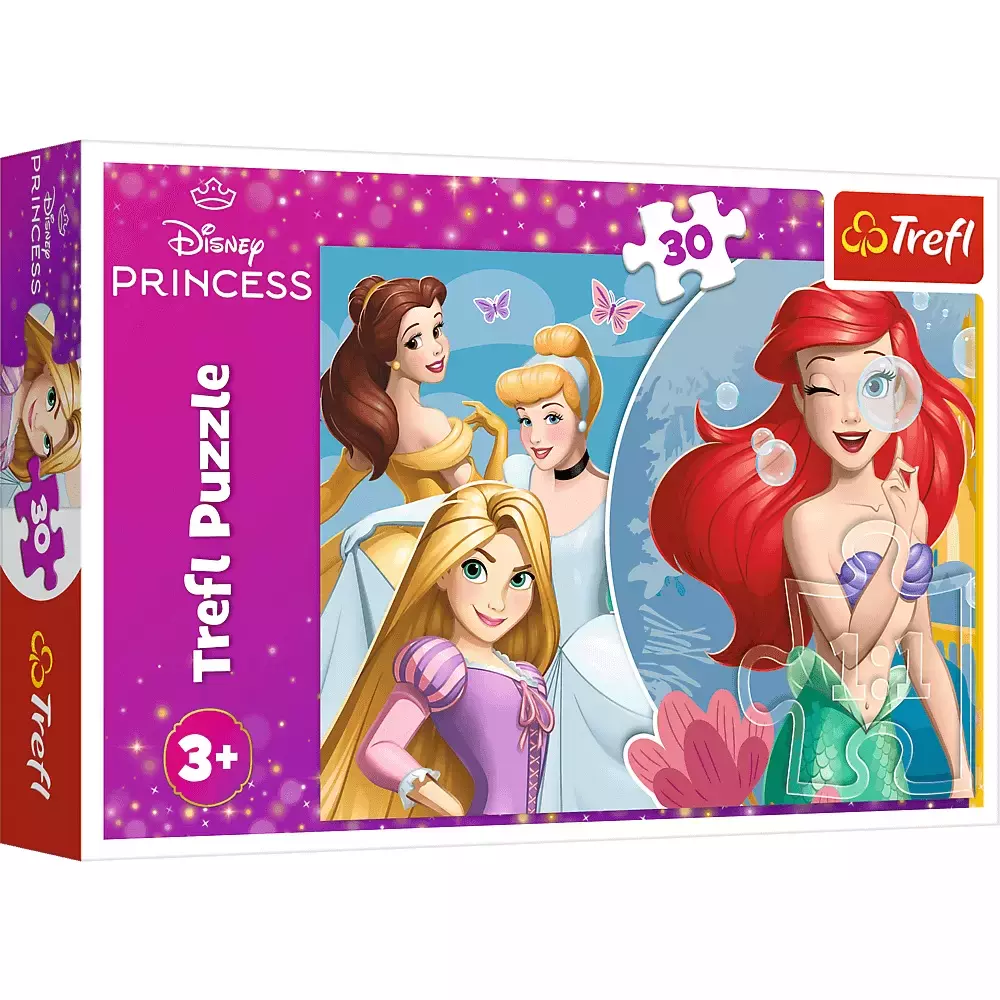 Puzzle 30 elementów. Disney Princess. Piękny dzień księżniczek - Puzzle