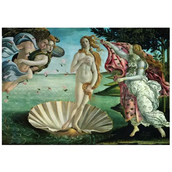 Puzzle 1000 elementów. Narodziny Wenus, Botticelli - Puzzle