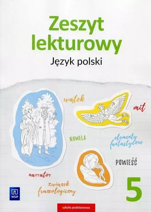 Język polski. Zeszyt lekturowy. Zeszyt ćwiczeń. Klasa 5 - Książki