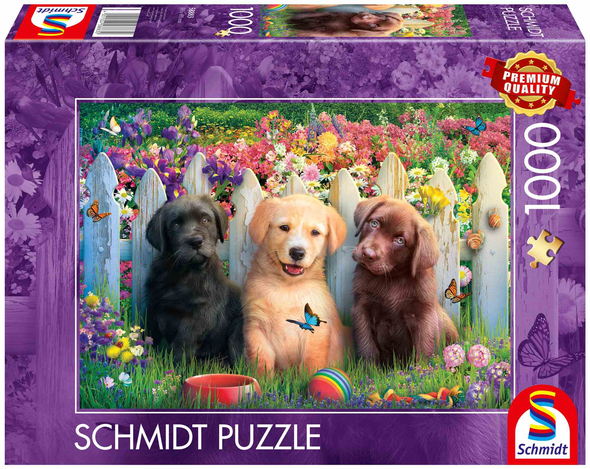 Puzzle 1000 PQ Słodkie szczeniaki 113690 - Puzzle