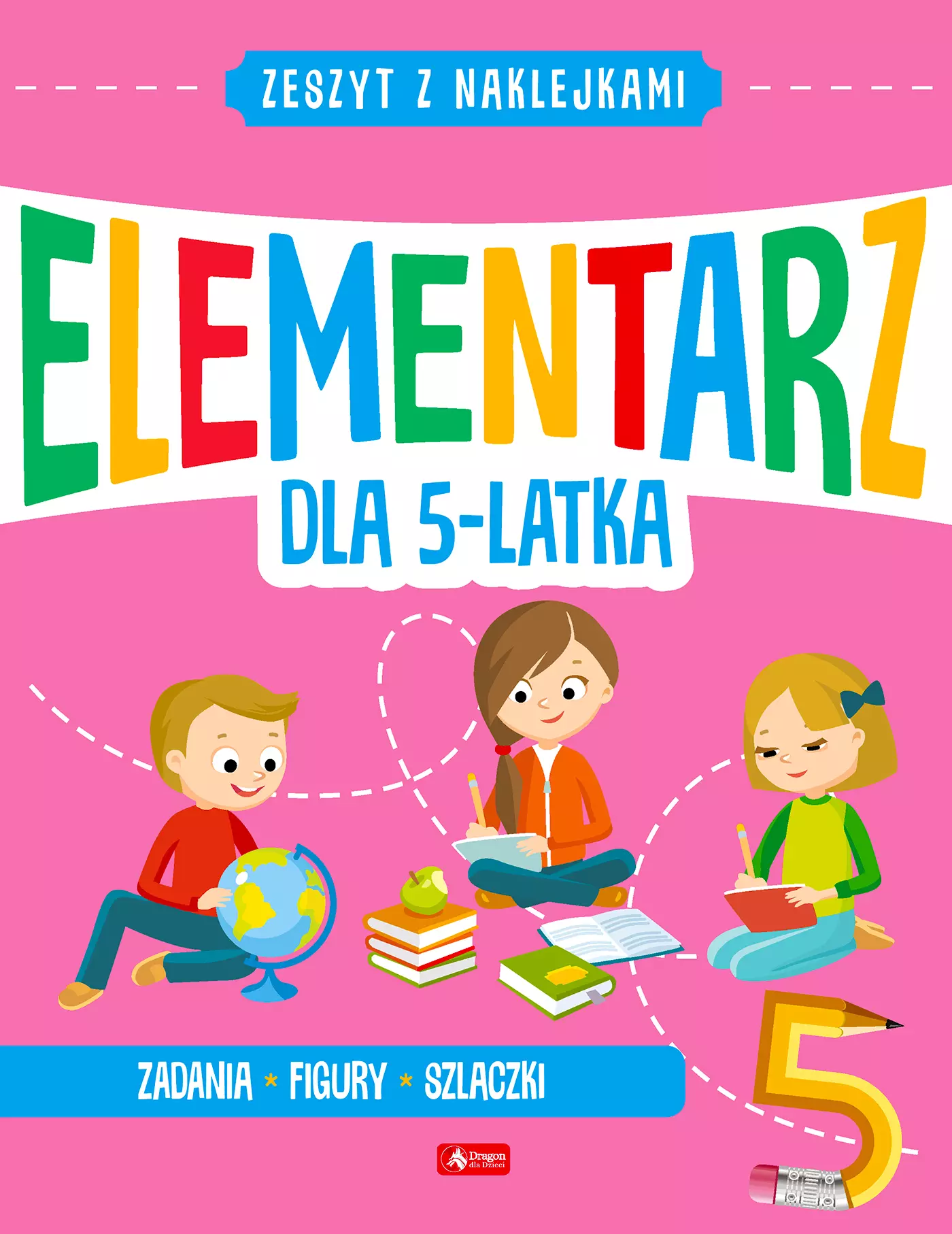 Zeszyt z naklejkami. Elementarz dla 5-latka - Książki