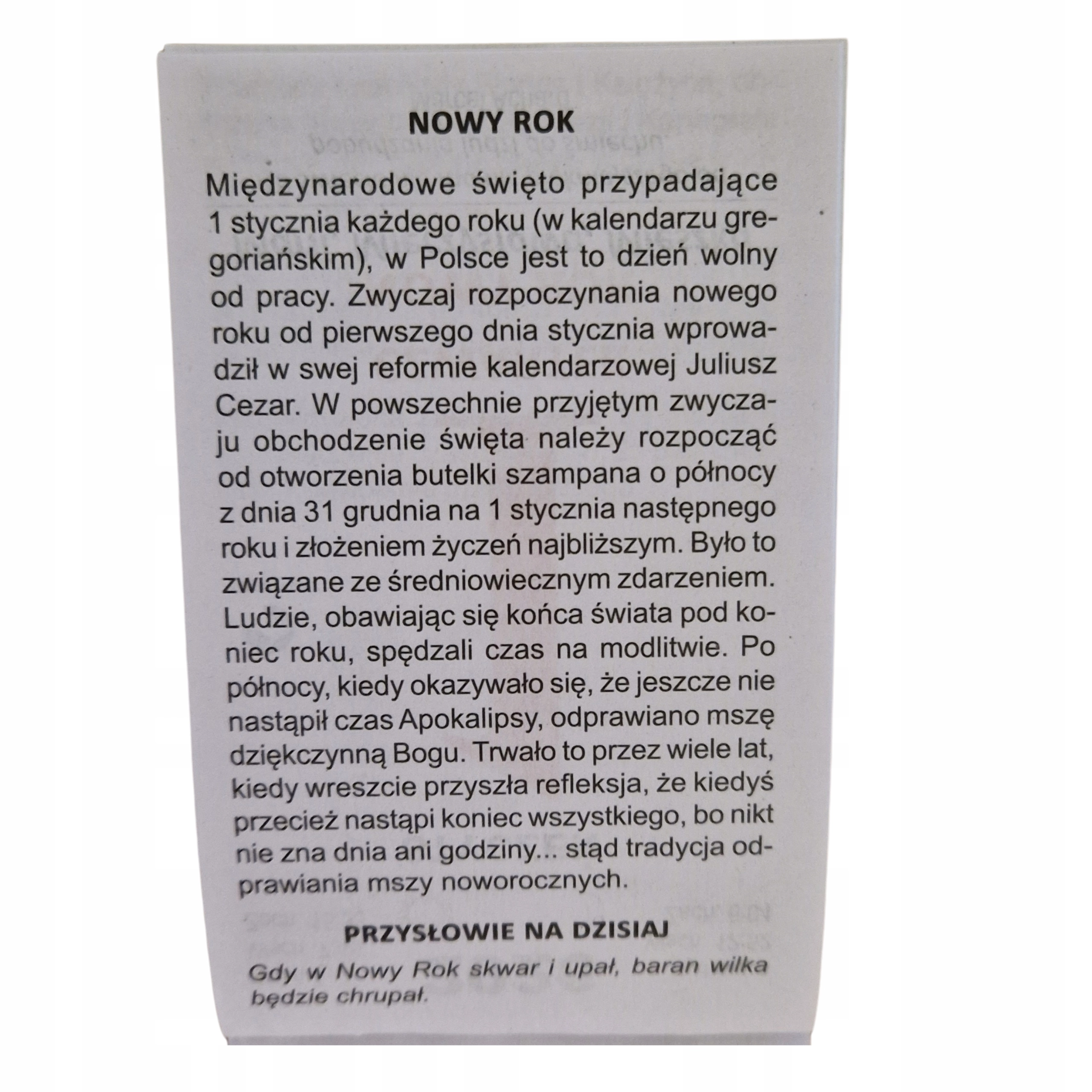 KALENDARZ ZDZIERAK 2026 RODZINNY Zrywany z Poradami z Przepisami - Książki