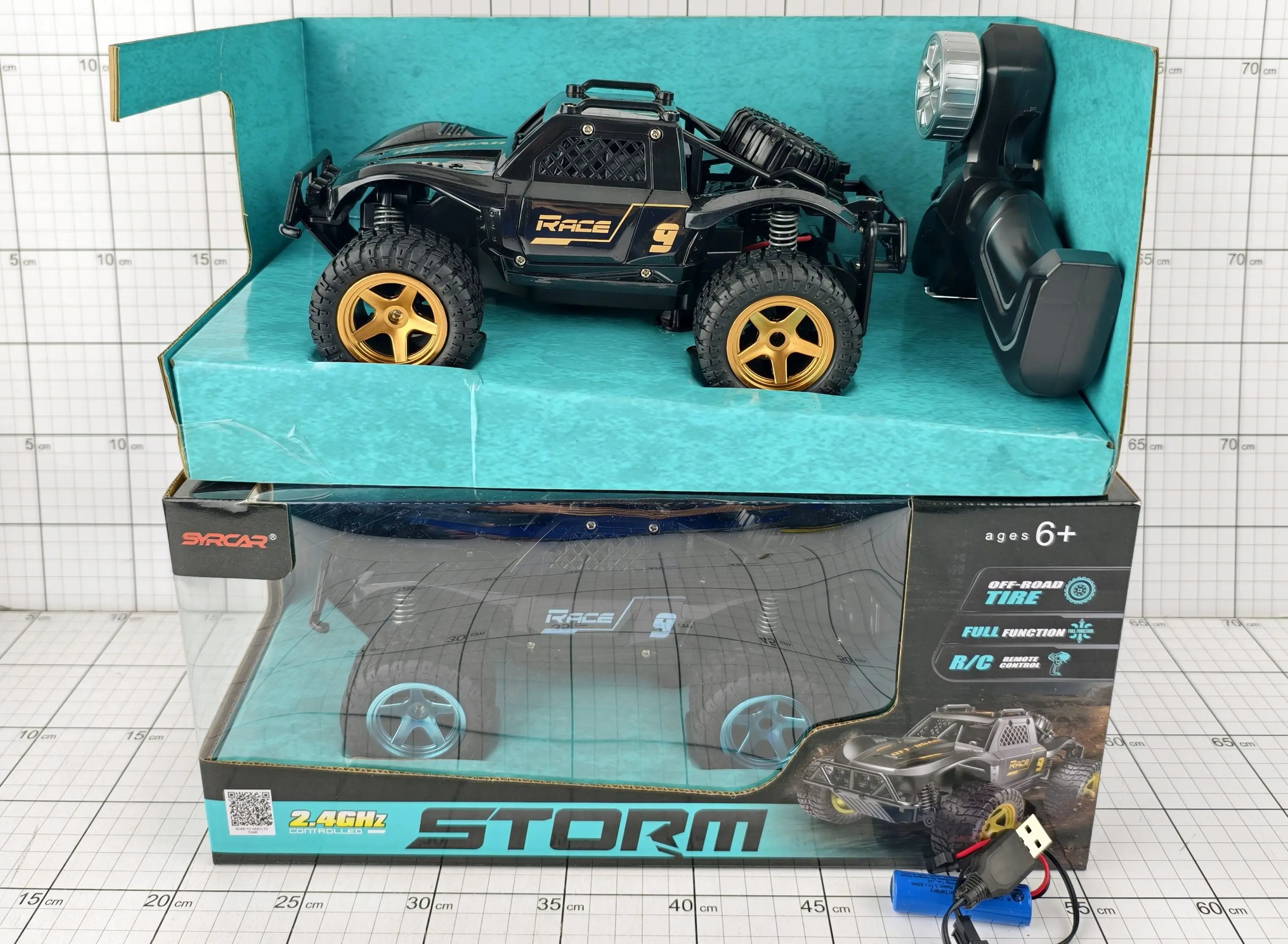 Samochód AUTO BUGGY NA RADIO Z ŁADOWARKĄ Dromader (130-1365808) - Zabawki