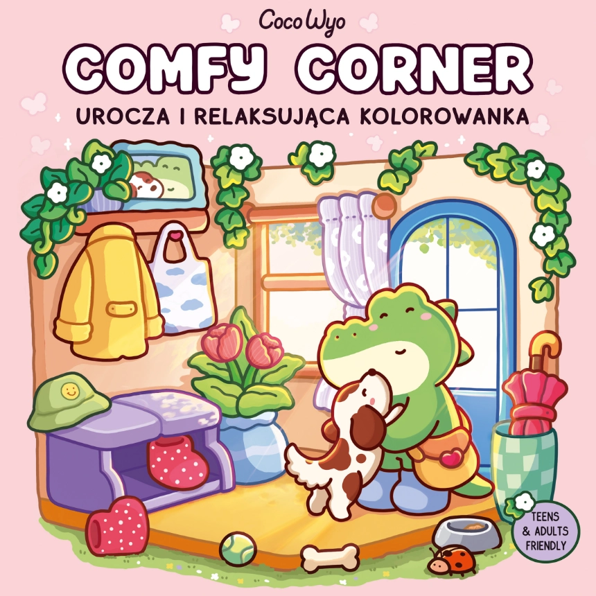 Comfy Corner. Urocza i relaksująca kolorowanka - Książki