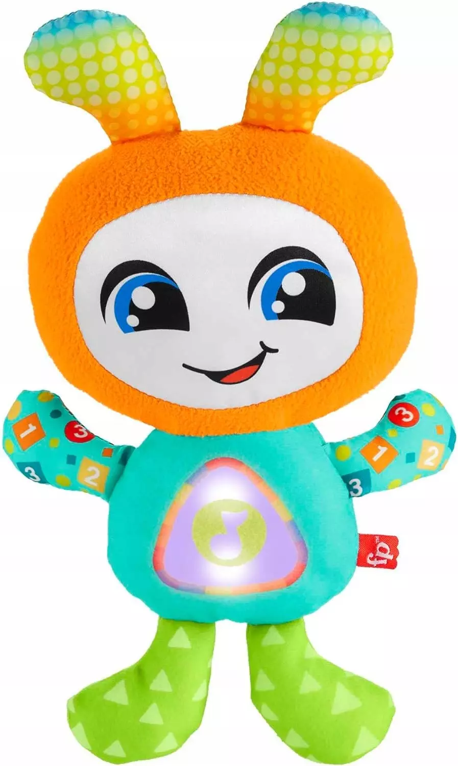 Fisher-Price. HWY27 Taneczny DJ przytulanka, język polski - Zabawki