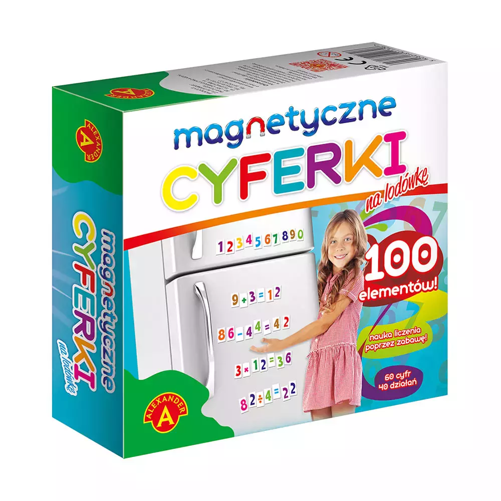Magnetyczne cyferki na lodówkę - Zabawki