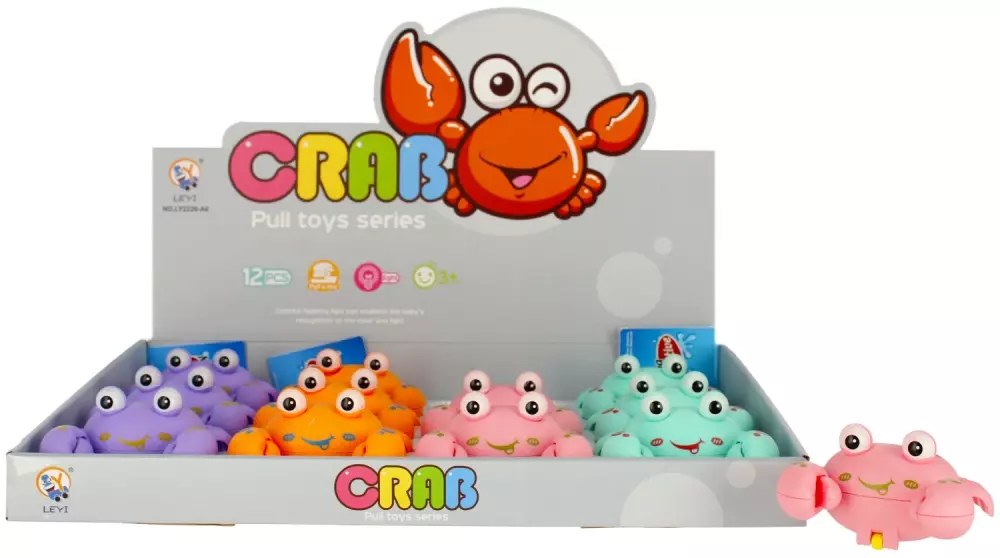 Zab Dla Dzieci Swiat Krab 11cm Mc Disp 12/180/36 - Zabawki