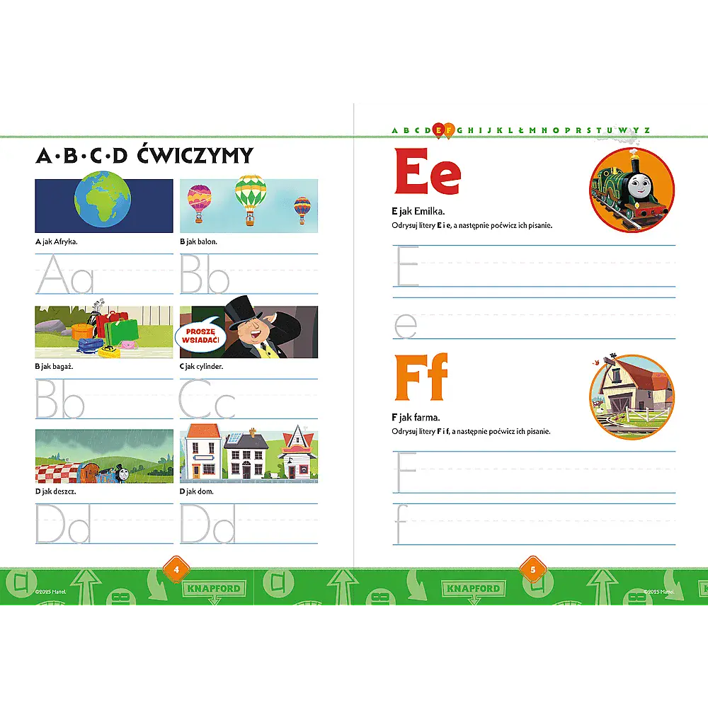Tomek i Przyjaciele. Od A do Z. Litery - Książki