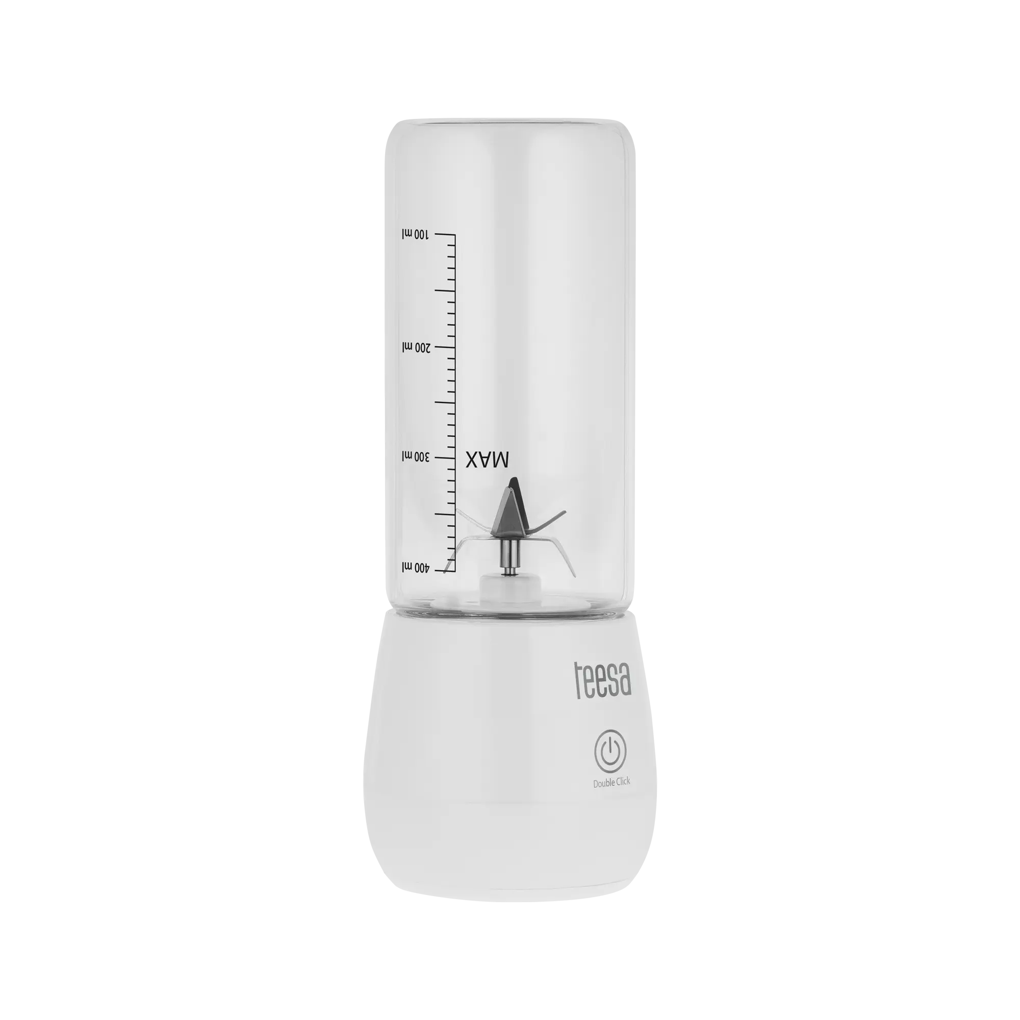 Blender bezprzewodowy, szklany kubek, 450ml, 100W , 6 noży - Elektronika i akcesoria