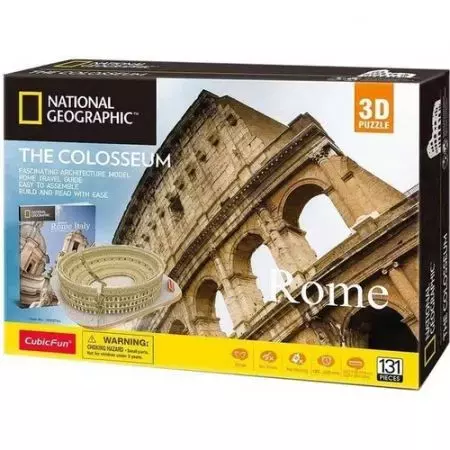 Puzzle 3D 131 elementów. National Geographic. Koloseum - Puzzle