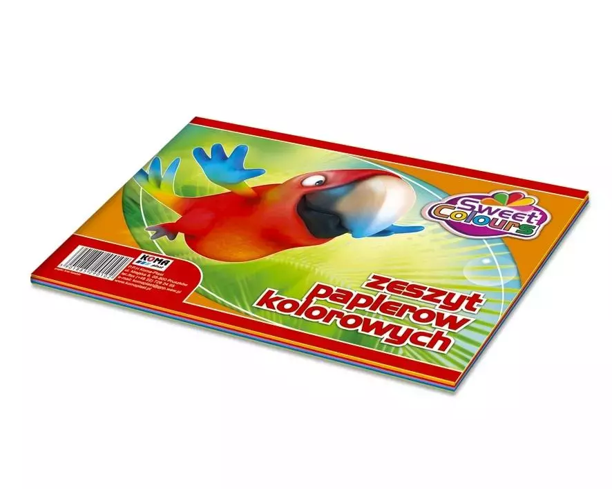 Zeszyt papierów kolorowych A5 - Papiernicze i szkolne
