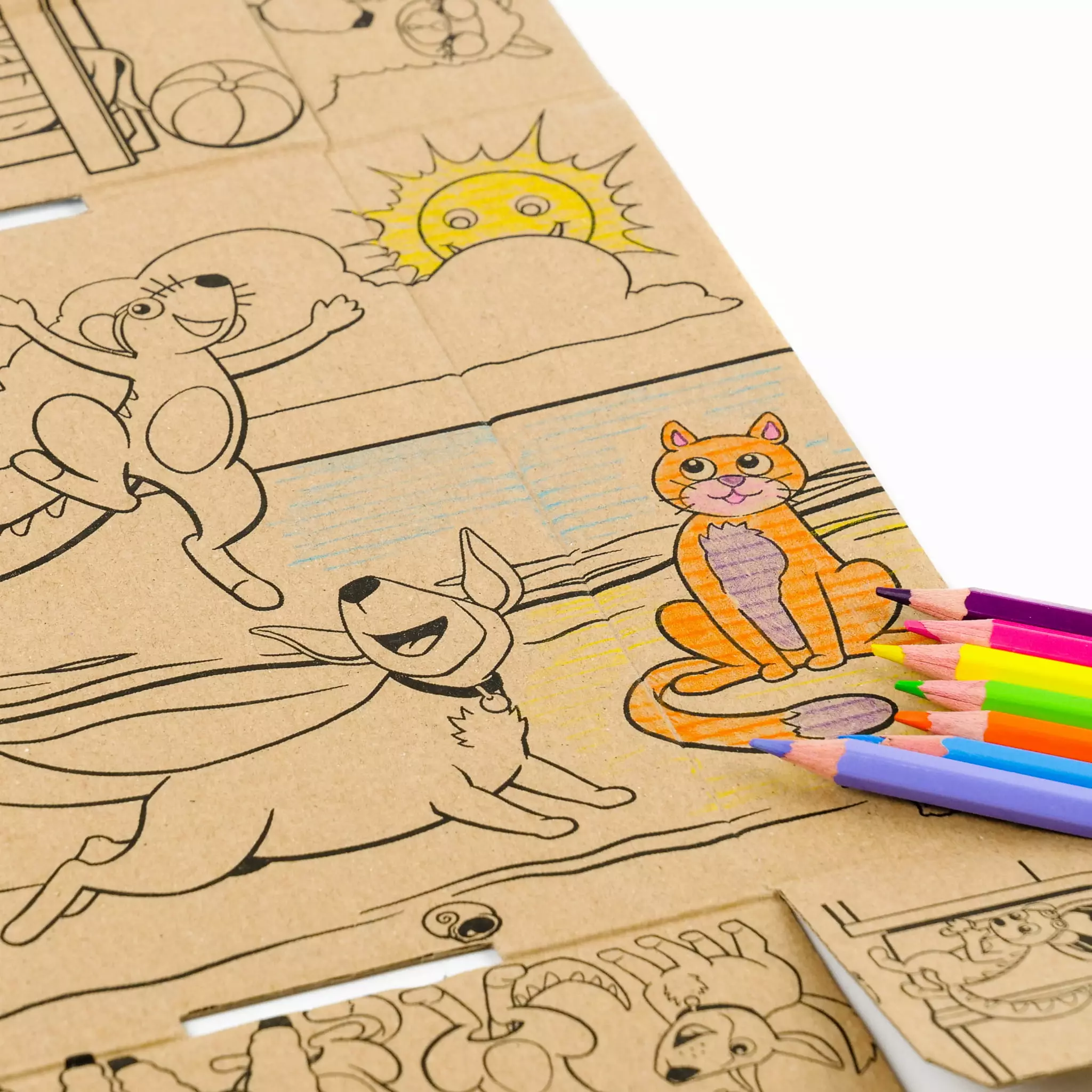 Ekopuzzle dwuelementowe. Dinozaury i ich dzieci - Puzzle