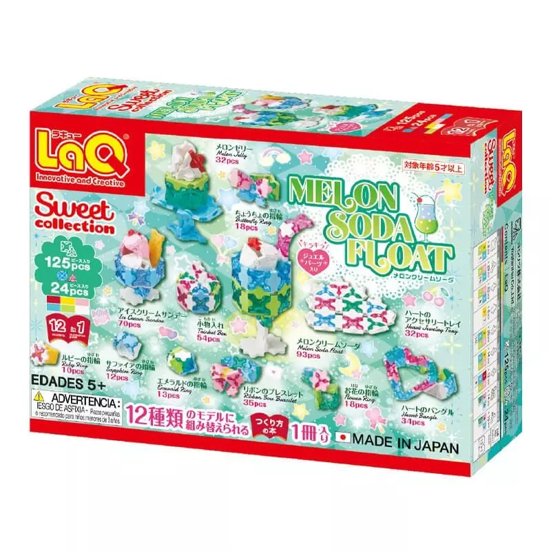 Klocki edukacyjne LaQ Sweet Collection Melon Soda - Zabawki