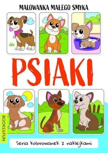 Malowanka małego smyka. Psiaki - Książki