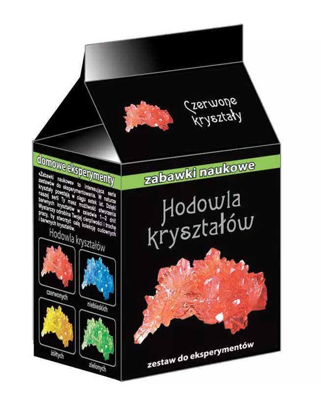 HODOWLA KRYSZTAŁÓW CZERWONE - Zabawki