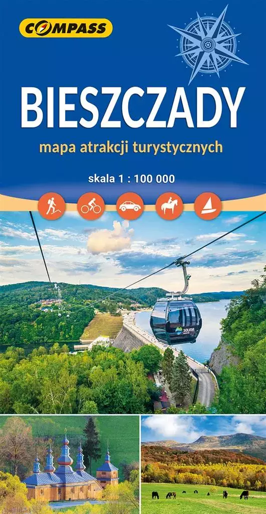 Mapa - Bieszczady 1:100 000 - Książki