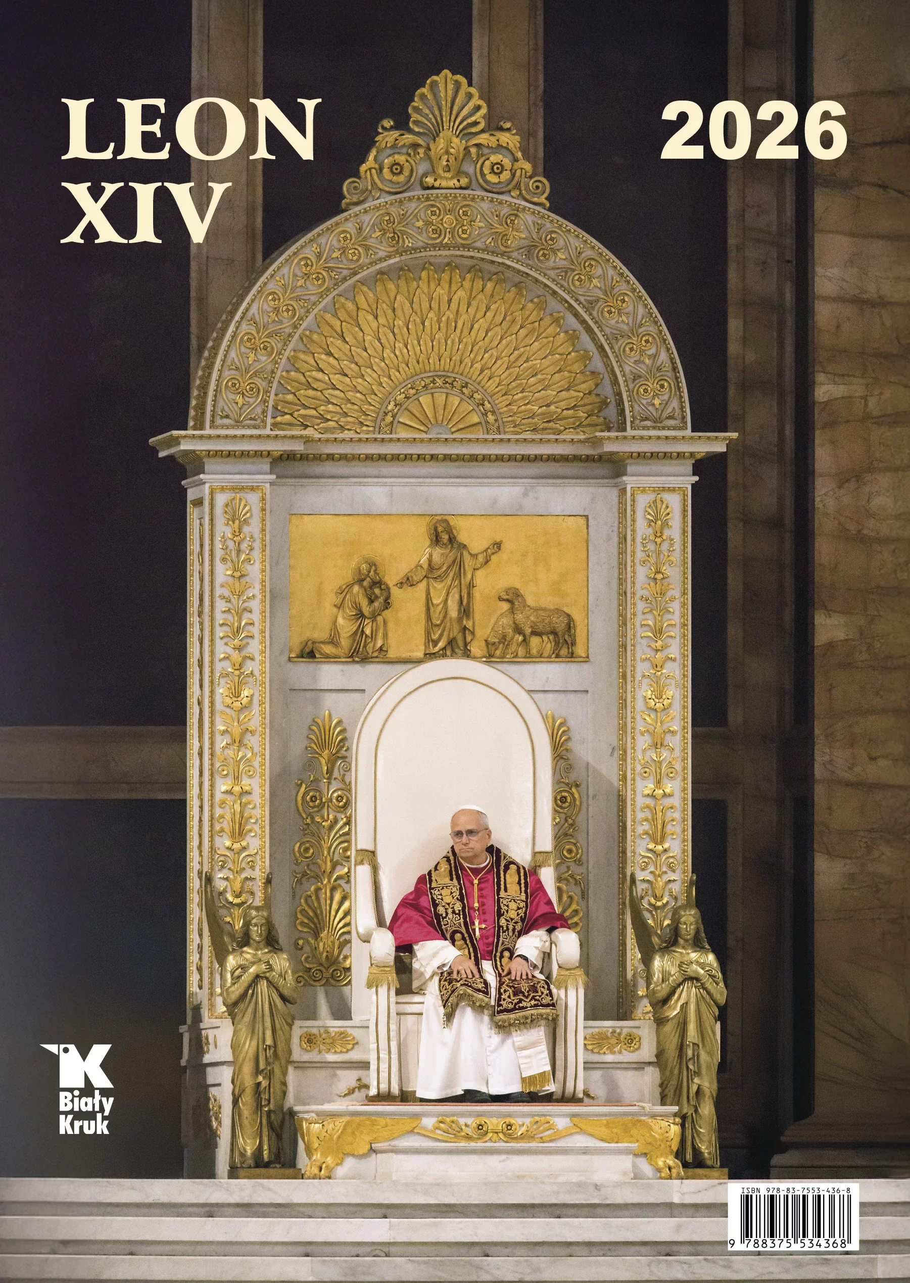 Kalendarz 2026 ścienny. Leon XIV - Książki