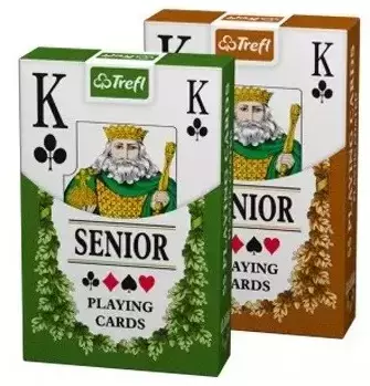 Karty Classic Senior, mix wzorów - Gry