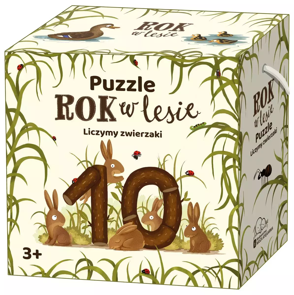 Rok w lesie. Liczymy zwierzaki - Puzzle