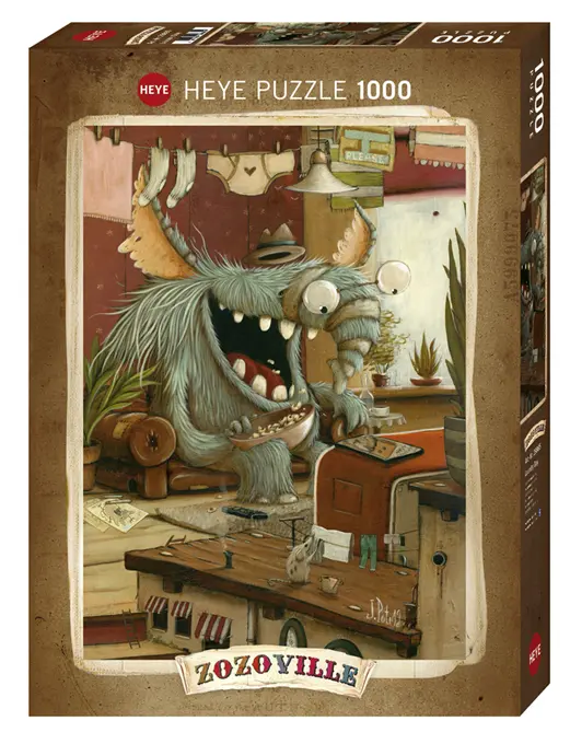 Puzzle 1000 elementów. Zozoville. Dzień prania - Puzzle