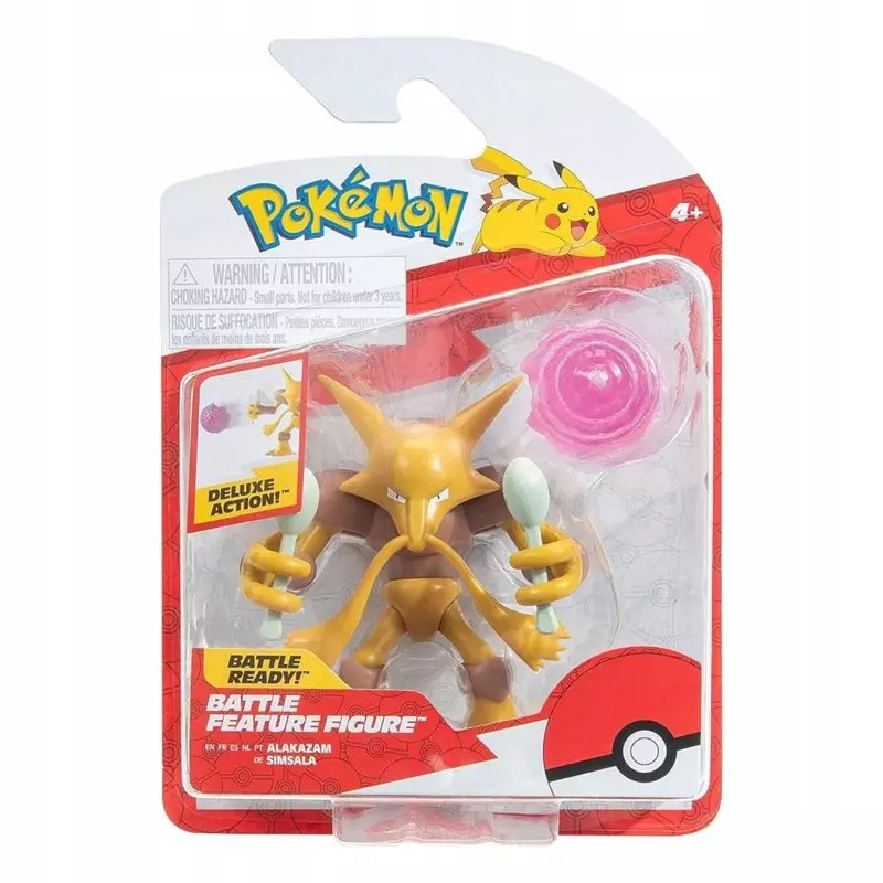 JAS POKEMON FIGURKI BITEWNE ALAKAZAM W15 - Zabawki