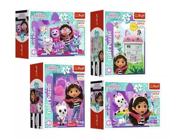 Puzzle 54 mini Z Gabby zawsze jest wesoło TREFL - Puzzle