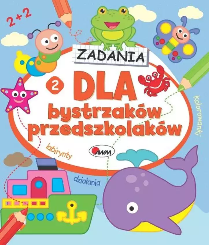 Zadania dla bystrzaków przedszkolaków 2 - Książki