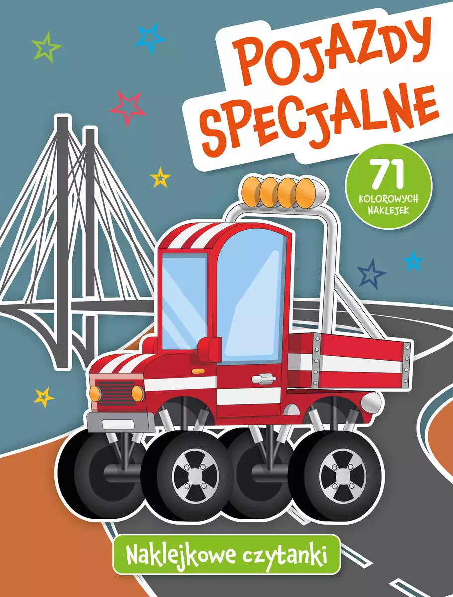 Naklejkowe czytanki. Pojazdy specjalne - Książki