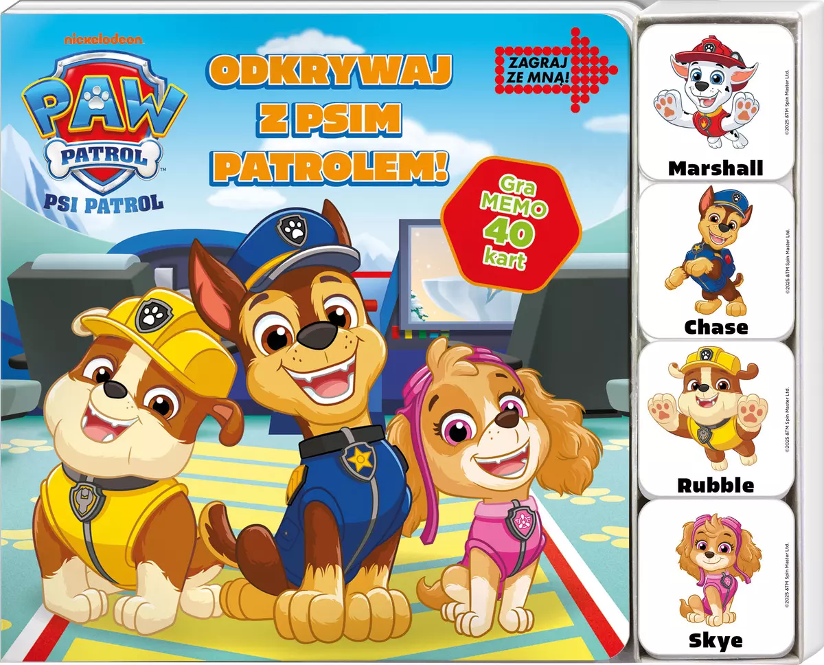 Psi Patrol. Psi Patrol. Zagraj ze mną! Odkrywaj z Psim Patrolem! - Książki