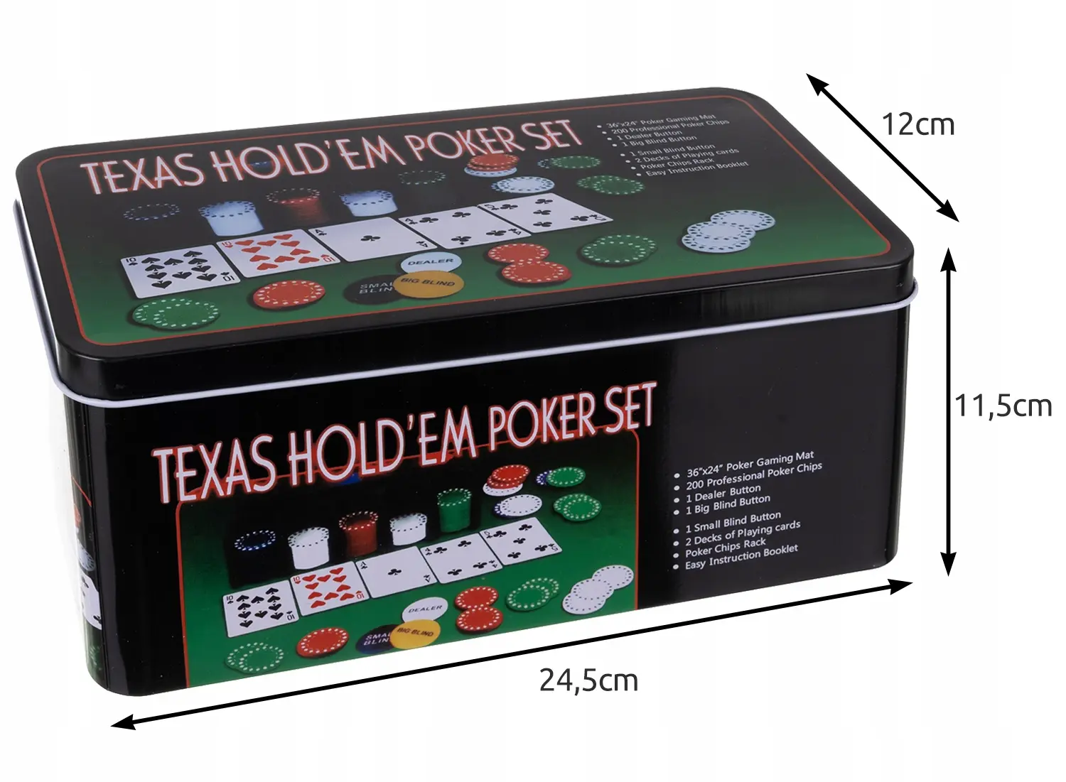 Zestaw do pokera TEXAS 23539 - Gry