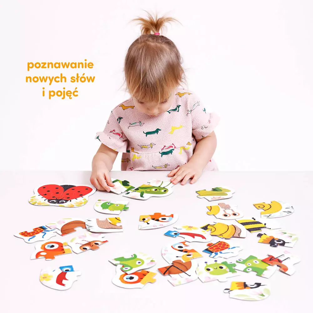 CzuCzu. Puzzle. Robaczki czworaczki - Puzzle