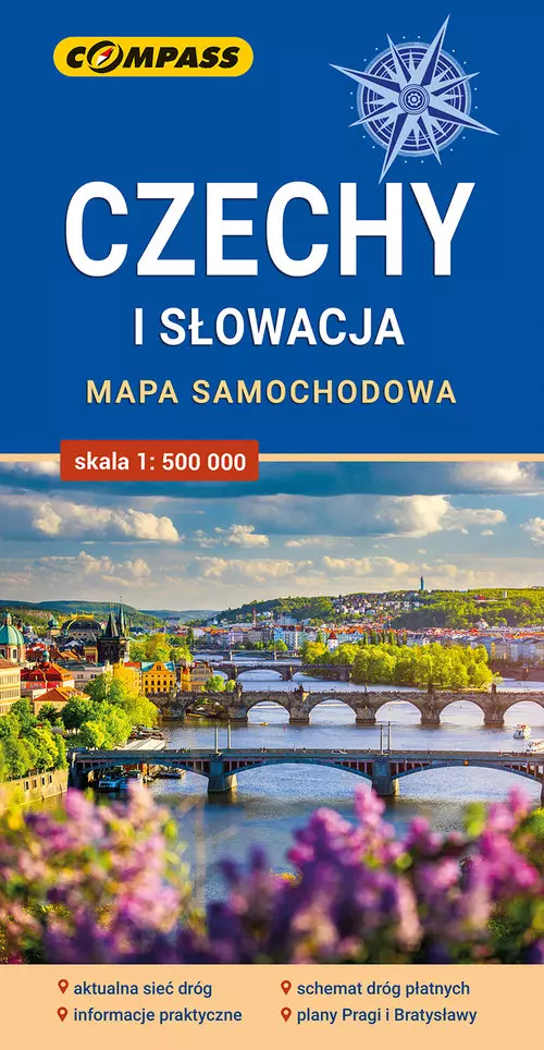 Czechy i Słowacja mapa samochodowa - Książki