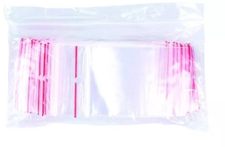 Torebki strunowe LDPE, transparentne, 5x7 cm (100 sztuk) - Papiernicze i szkolne