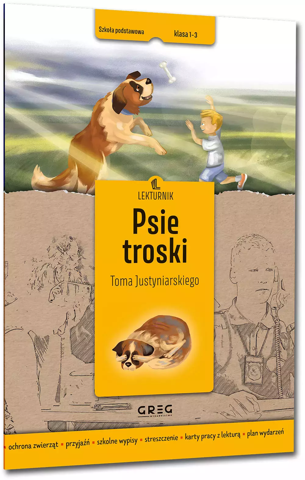 Psie troski - lekturnik - wypisy szkolne - Książki