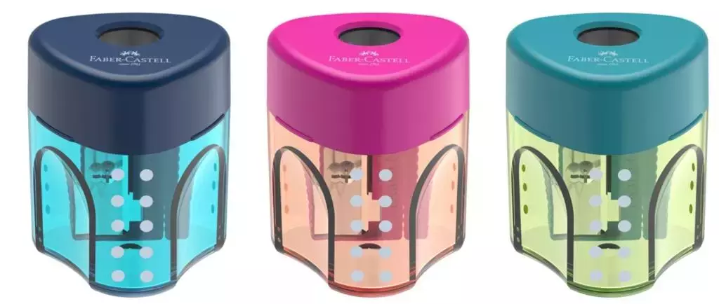 Temperówka Auto Grip Mini mix kol FABER CASTELL - Papiernicze i szkolne
